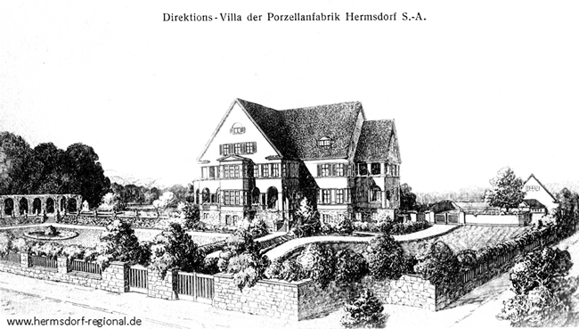 Direktionsvilla - Wohnsitz Familie Scheid auf der Lust Bad Klosterlausnitz.